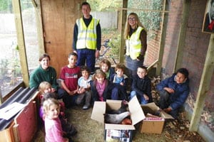 The scheme funded a project to build a chicken coop in 2011